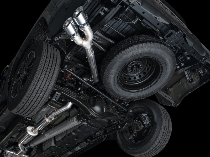 AWE Tuning 3015-32063 - AWE3015-32063 - AWE 0FG Exhaust for 3rd Gen Toyota Tundra - Dual Chrome Silver Tips - Shipped in Europe - Tuningsupply.com