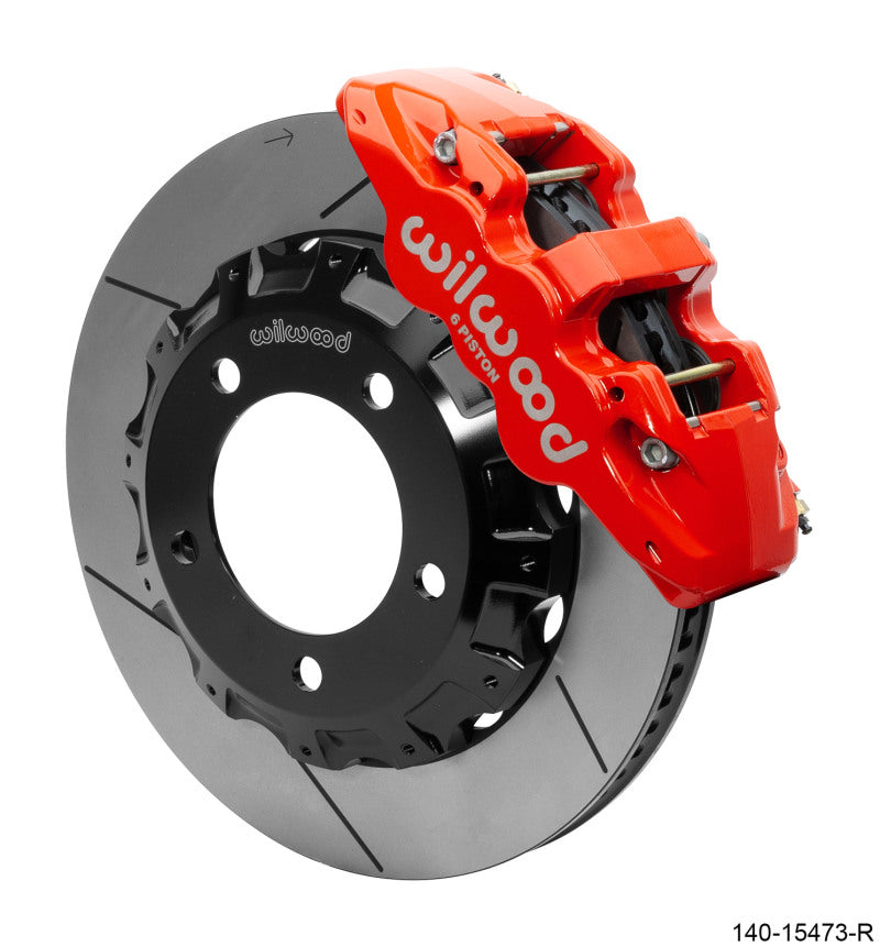 Wilwood 140-15473-R - WIL140-15473-R - Wilwood AERO6 Front Truck Kit 14.25in Red 2008-2015 Toyota Land Cruiser (J200) w/ Lines - Shipped in Europe - Tuningsupply.com