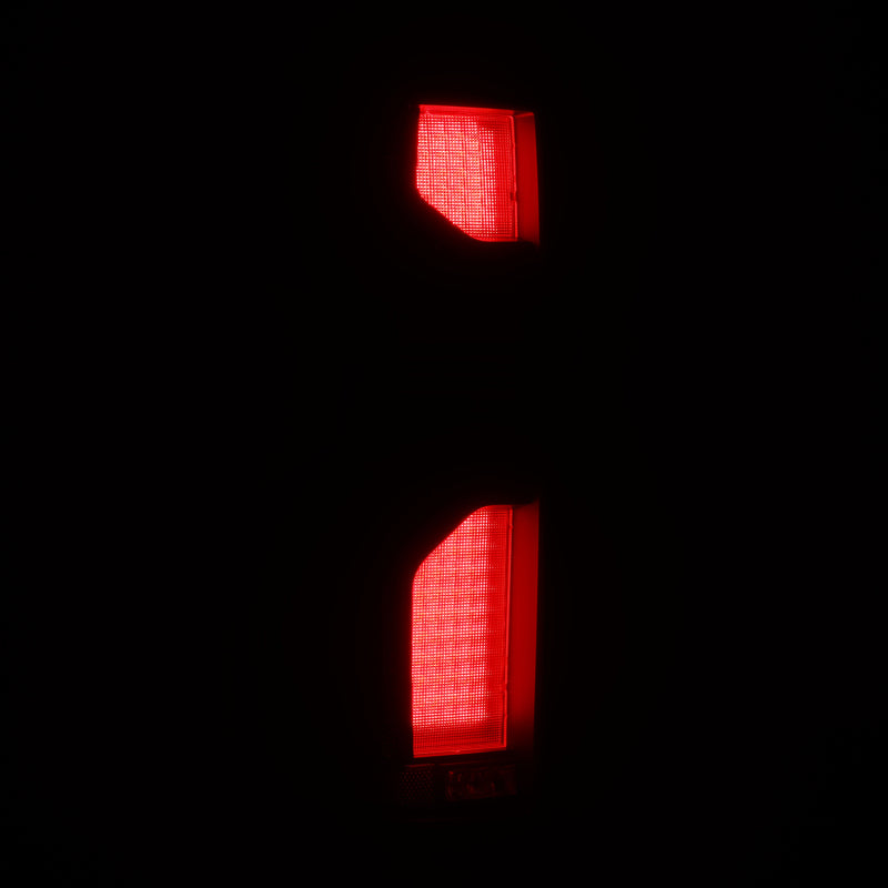 AlphaRex 620058 - ARX620058 - AlphaRex 19+Cheverolet 1500/2500HD/3500HD Silverado Luxx Series LED TailLights Alpha-Black Top-Etch - Shipped in Europe - Tuningsupply.com