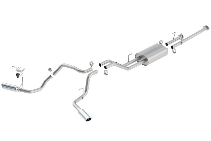 Borla 140332 - BOR140332 - Borla 09-15 Toyota Tundra 4.6L / 5.7L V8 Crew Max / Double Cab SS Dual Split Catback Exhaust - Shipped in Europe - Tuningsupply.com