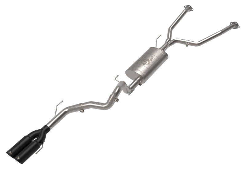 aFe 49-36068-B - AFE49-36068-B - aFe 23-24 Toyota Sequoia V6 3.4L Vulcan Series 2-1/2in to 3in 304 SS Cat-Back Exhaust w/ Black Tip - Shipped in Europe - Tuningsupply.com