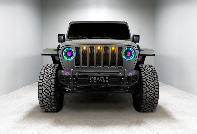 ORACLE Lighting 5839-504-B - ORL5839-504-B - Oracle Oculus Bi-LED Projector Headlights for Jeep JL/Gladiator JT - w/ Simple Controller - Shipped in Europe - Tuningsupply.com