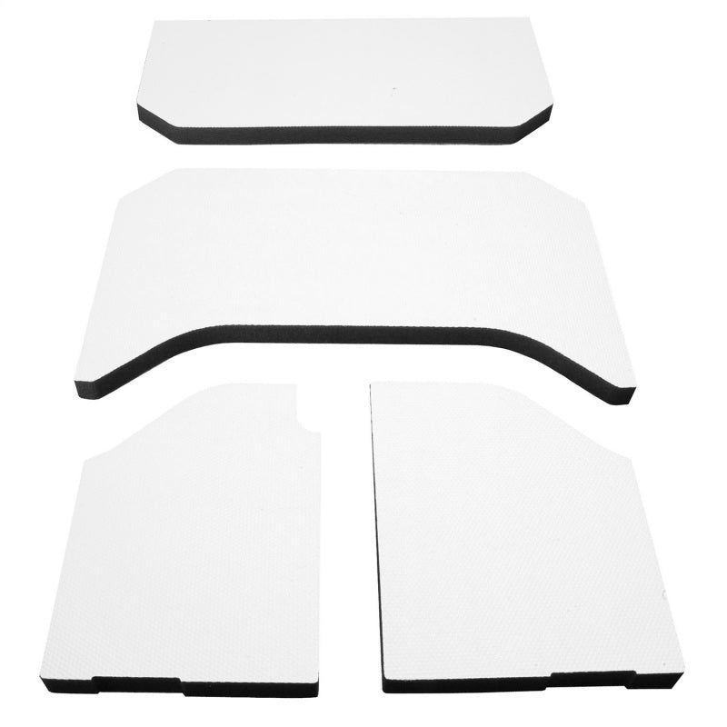 DEI 50141 - DEI50141 - DEI 11-18 Jeep Wrangler JK 4-Door Boom Mat Headliner - 4 Piece - White - Shipped in Europe - Tuningsupply.com