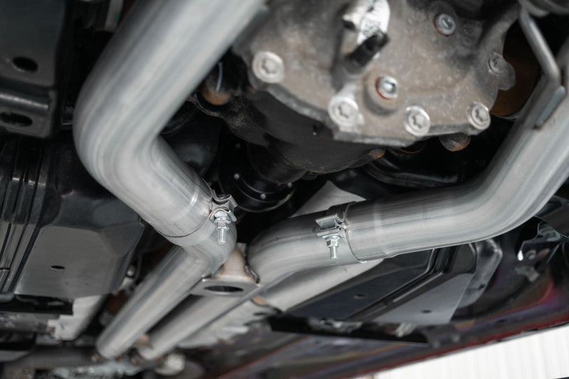 MBRP PS7207AL - MBRPS7207AL - MBRP 18-19 Ford Mustang GT 5.0 3in Cat Back Quad Tip Race Version - AL - Shipped in Europe - Tuningsupply.com