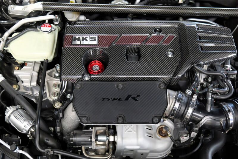 HKS 70026-AH013 - HKS70026-AH013 - HKS Honda Civic Type R (FL5/FK8) Dry Carbon Fiber Engine Cover - Shipped in Europe - Tuningsupply.com