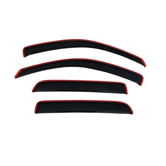AVS 194656 - AVS194656 - AVS 05-11 Dodge Dakota Quad Cab Ventvisor In-Channel Front & Rear Window Deflectors 4pc - Smoke - Shipped in Europe - Tuningsupply.com