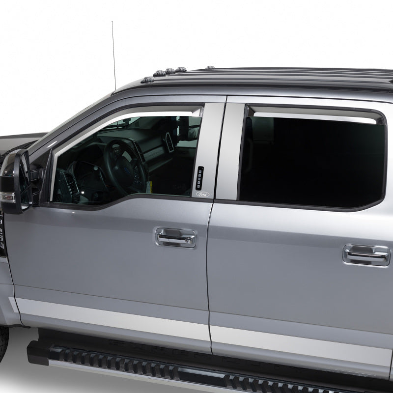 Putco 480025 - PUT480025 - Putco 2021 Ford F-150 Super Crew Element Chrome Window Visors (Set of 4) - Shipped in Europe - Tuningsupply.com
