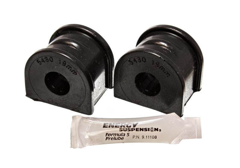 Energy Suspension 3.5201G - ENG3.5201G - Energy Suspension 97-04 Chevy Corvette Black 19mm Rear Sway Bar Bushing Set - Reuse OE Brackets - Shipped in Europe - Tuningsupply.com