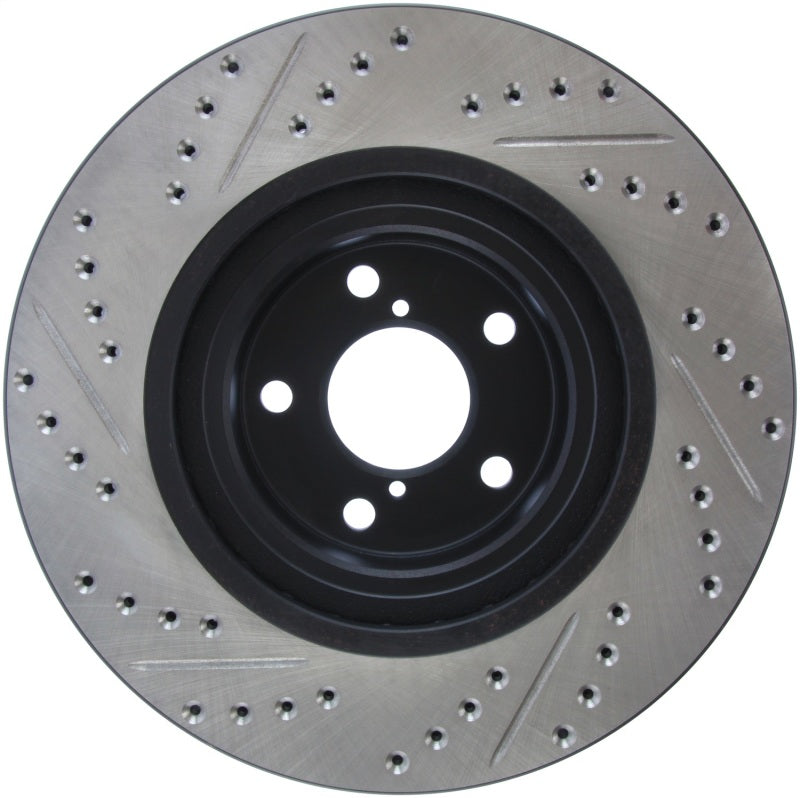 Stoptech 127.47021L - STO127.47021L - StopTech Slotted & Drilled Sport Brake Rotor - Shipped in Europe - Tuningsupply.com