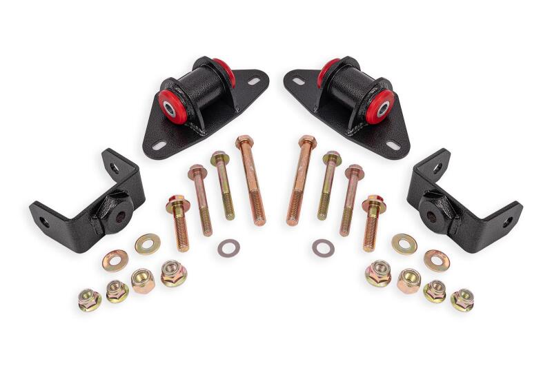 BMR Suspension MM570H - BMRMM570H - BMR Suspension 14-19 Chevrolet Corvette Motor Mount Kit - Black Hammertone - Shipped in Europe - Tuningsupply.com