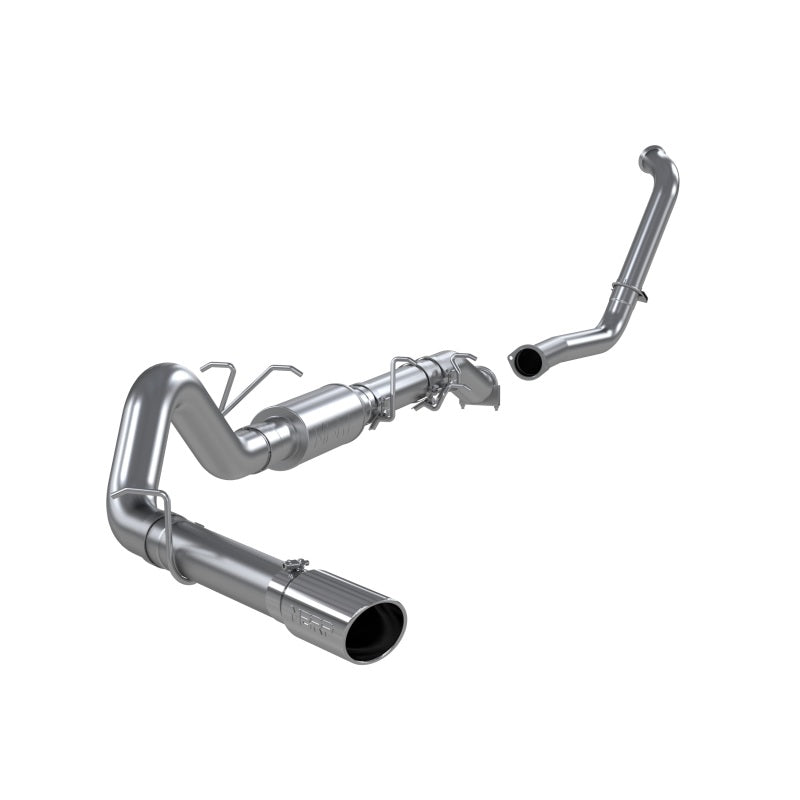 MBRP PS6206AL - MBRPS6206AL - MBRP 2003-2007 Ford F-250/350 6.0L EC/CC Turbo Back Single Side (Stock Cat) - Shipped in Europe - Tuningsupply.com
