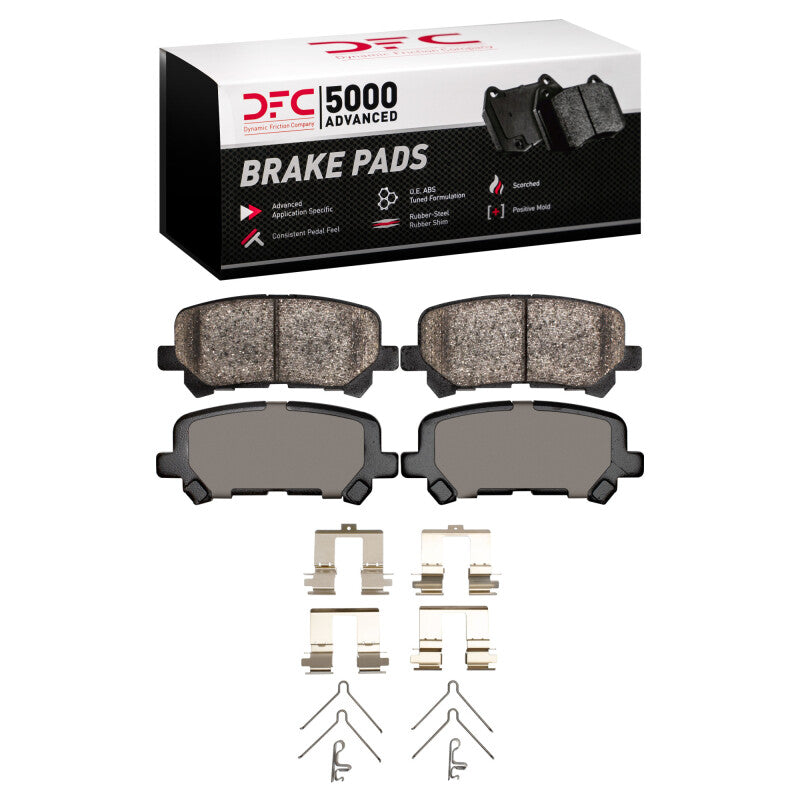 DFC 1551-1724-01 - DFC1551-1724-01 - DFC 07-25 Acura ZDX Rear 5000 Advanced Ceramic Brake Pads and Hardware Kit - Shipped in Europe - Tuningsupply.com