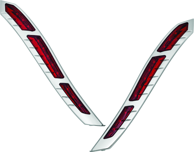 Kuryakyn 2898 - KUR2898 - Kuryakyn LED Rear Fender Strip Lights For Indian Chrome - Shipped in Europe - Tuningsupply.com