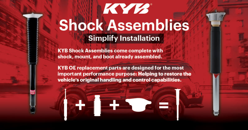 KYB SA1018 - KYBSA1018 - KYB 13-19 Cadillac ATS (Exc. Elect. Susp.) Excel-G Shock Assembly - Rear Right - Shipped in Europe - Tuningsupply.com