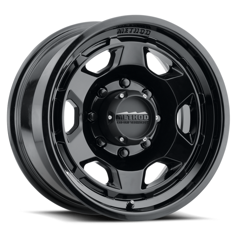 Method Wheels MR708785601300 - MRWMR708785601300 - Method MR708 17x8.5 / 0mm Offset / 6x5.5 / 106.25mm CB - Gloss Black - Shipped in Europe - Tuningsupply.com