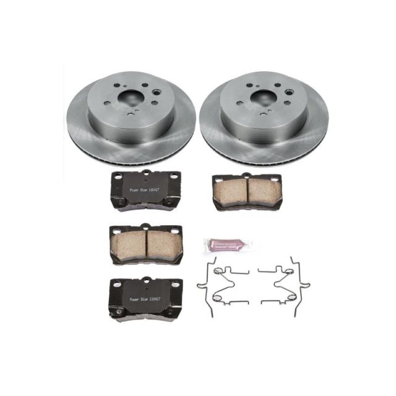 PowerStop KOE2977 - PSBKOE2977 - Power Stop 2006 Lexus GS300 Rear Autospecialty Brake Kit - Shipped in Europe - Tuningsupply.com