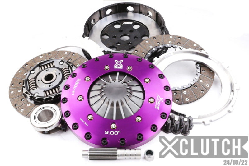XCLUTCH XKMZ23530-2A - XCLXKMZ23530-2A - XClutch 06-07 Mazda Mazdaspeed 3 2.3L Turbo 10.5in Twin Sprung Organic Clutch Kit - Shipped in Europe - Tuningsupply.com