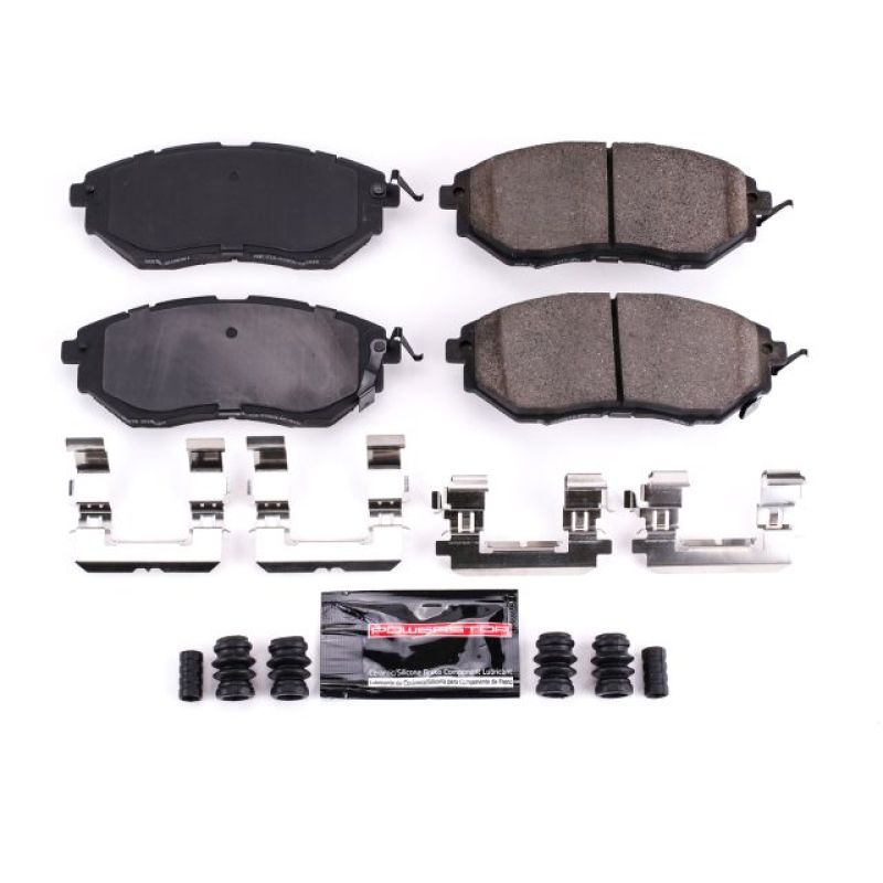 PowerStop Z23-1078 - PSBZ23-1078 - Power Stop 06-07 Subaru B9 Tribeca Front Z23 Evolution Sport Brake Pads w/Hardware - Shipped in Europe - Tuningsupply.com