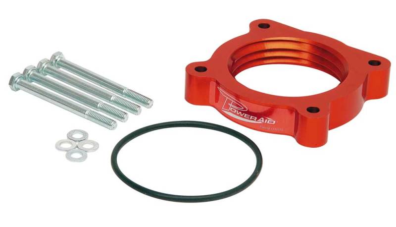 Airaid 520-538 - AIR520-538 - Airaid 04-13 Nissan Titan / Armada 5.6L 04-10 Infiniti QX-56 5.6L PowerAid TB Spacer- Black - Shipped in Europe - Tuningsupply.com