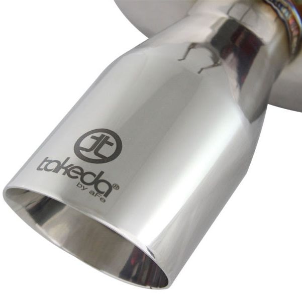 aFe 49-36603 - AFE49-36603 - aFe Takeda Exhaust 304SS Axle-Back w/ Polished Tip 12-15 Honda Civic L4 1.8L - Shipped in Europe - Tuningsupply.com