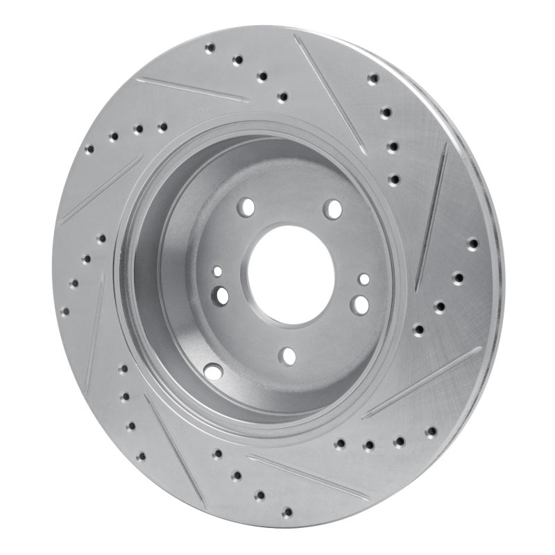 R1 Concepts 631-03056L - RNC631-03056L - R1 18-23 Genesis G80 Rear Left Drilled & Slotted Silver Brake Rotor - Shipped in Europe - Tuningsupply.com
