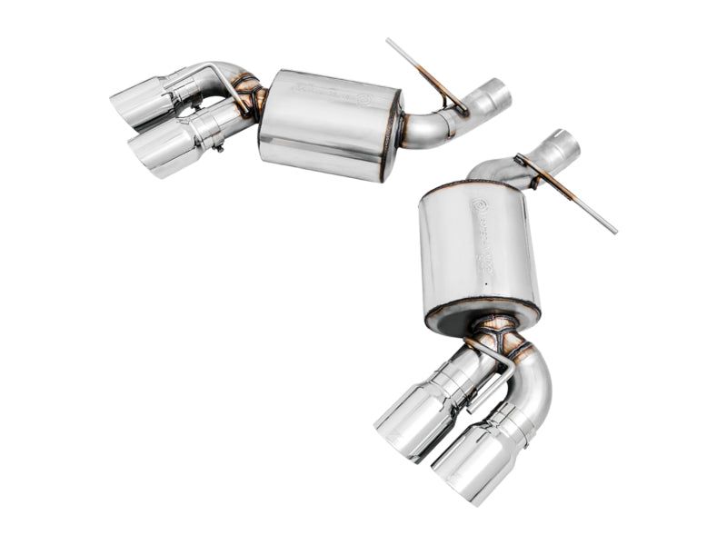 AWE Tuning 3015-42093 - AWE3015-42093 - AWE Tuning 16-19 Chevrolet Camaro SS Axle-back Exhaust - Touring Edition (Quad Chrome Silver Tips) - Shipped in Europe - Tuningsupply.com