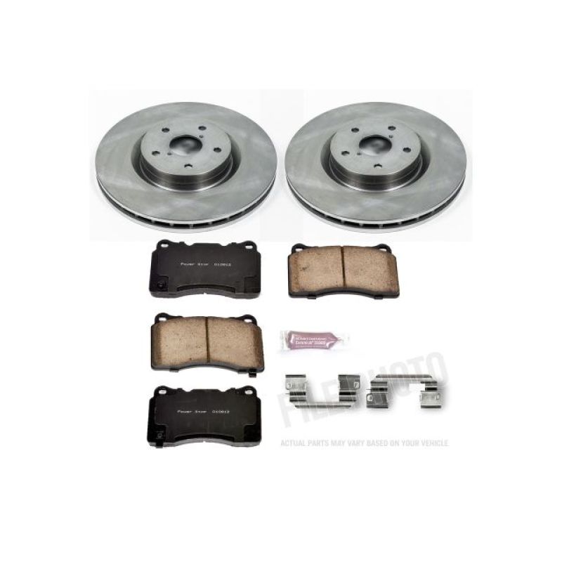 PowerStop KOE131 - PSBKOE131 - Power Stop 05-14 Subaru Impreza Front Autospecialty Brake Kit - Shipped in Europe - Tuningsupply.com