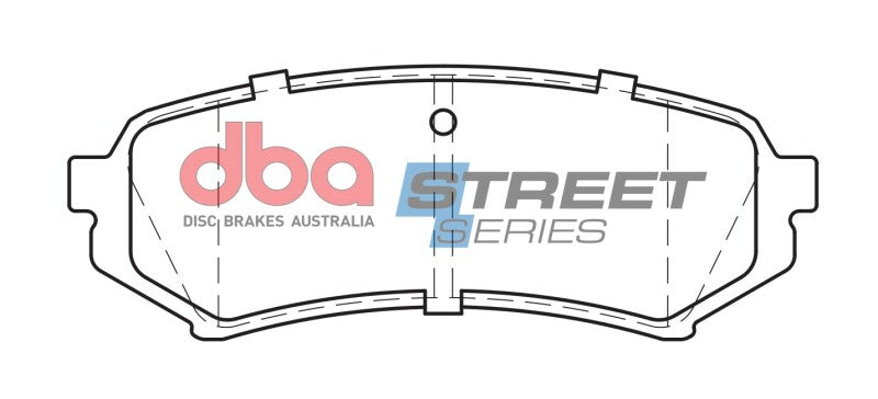 DBA DB1383SS - DBADB1383SS - DBA 98-07 Lexus LX470 Rear Street Series Brake Pads - Shipped in Europe - Tuningsupply.com