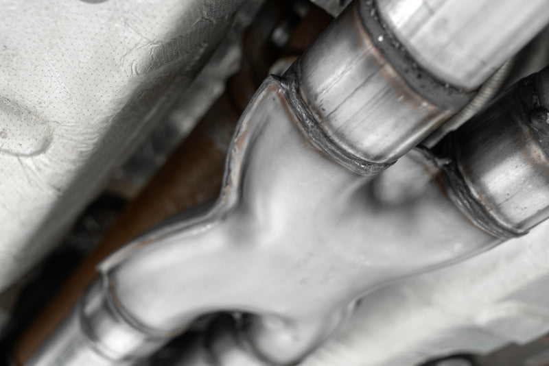 MBRP PS7213409 - MBRPS7213409 - MBRP 15-19 Ford Mustang GT 2.5in Resonator Delete X-Pipe - T409 - Shipped in Europe - Tuningsupply.com