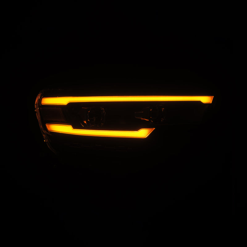 AlphaRex 880907 - ARX880907 - AlphaRex 25-26 Dodge Ram 1500 Luxx LED Proj Headlights -Black w/Activ Lit/ Seq Signal/Switchbk DRL - Shipped in Europe - Tuningsupply.com
