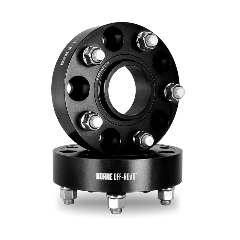 Borne Off-Road BNWS-003-300BK - BRNBNWS-003-300BK - Borne Off-Road Wheel Spacers - 5x127 - 71.6 - 30mm - M14 - Black - Shipped in Europe - Tuningsupply.com