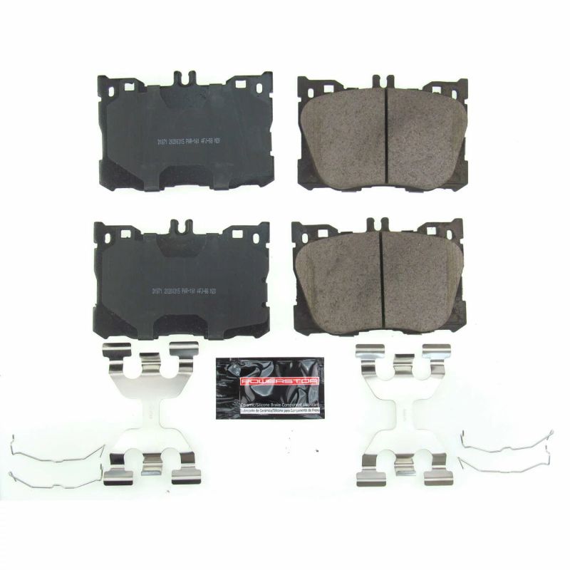 PowerStop Z23-1871 - PSBZ23-1871 - Power Stop 17-18 Mercedes-Benz C43 AMG Front Z23 Evolution Sport Brake Pads w/Hardware - Shipped in Europe - Tuningsupply.com