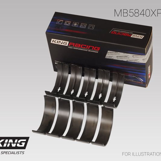 King Engine Bearings GMB5840XPC - KINGMB5840XPC - King Engine Bearings Chrysler 300 Srt8 Main Bearing Set - Shipped in Europe - Tuningsupply.com