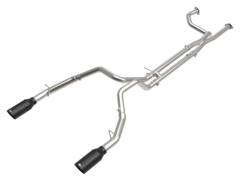 aFe 49-32084-B - AFE49-32084-B - aFe Vulcan Series 3in 304SS Cat-Back Exhaust 21+ Ram 1500 TRX V8-6.2L w/ Black Tips - Shipped in Europe - Tuningsupply.com