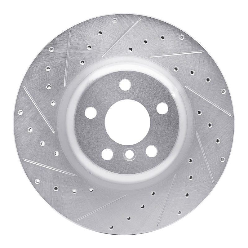 R1 Concepts 631-31130L - RNC631-31130L - R1 16-25 BMW 540I xDrive Rear Left Drilled & Slotted Silver Brake Rotor - Shipped in Europe - Tuningsupply.com