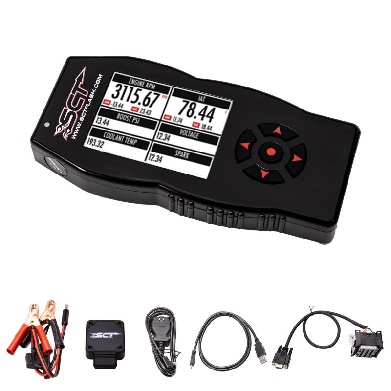 SCT Performance 7015PD-B - SCT7015PD-B - SCT 20-21 Ford F Series Diesel Cable/X4 Bundle - Shipped in Europe - Tuningsupply.com