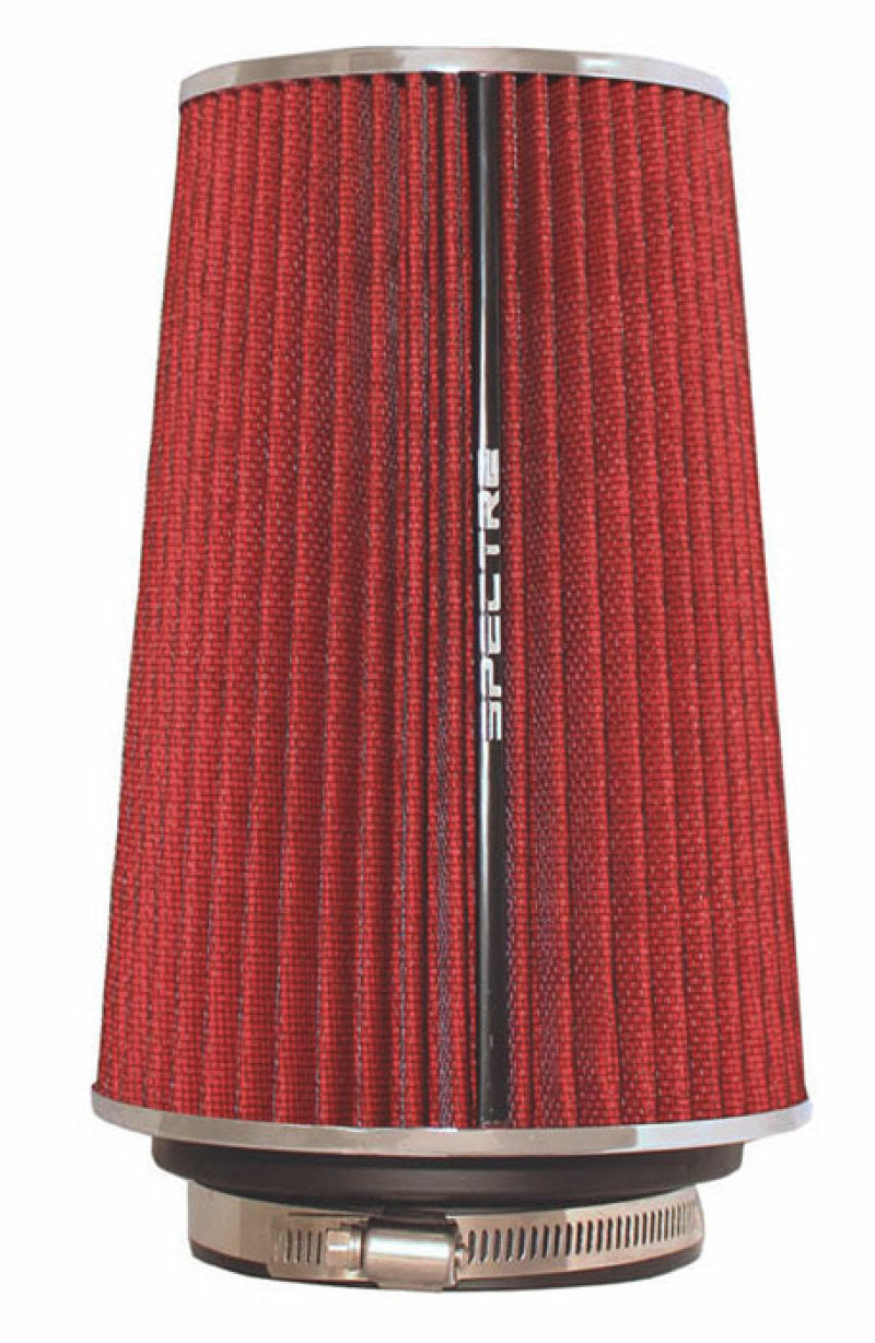 Spectre 9732 - SPE9732 - Spectre Adjustable Conical Air Filter 9-1/2in. Tall (Fits 3in. / 3-1/2in. / 4in. Tubes) - Red - Shipped in Europe - Tuningsupply.com