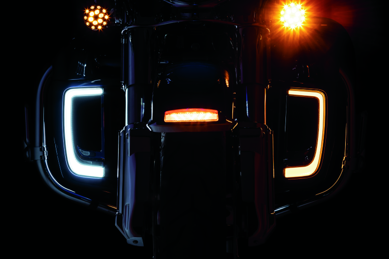 Kuryakyn 5063 - KUR5063 - Kuryakyn Tracer Lower Fairing Grill Chrome - Shipped in Europe - Tuningsupply.com