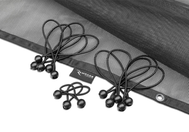 Rampage 92525 - RAM92525 - Rampage 2018-2019 Jeep Wrangler(JL) Unlimited Sport 4-Door Mesh Shade Top - Extended - Black - Shipped in Europe - Tuningsupply.com