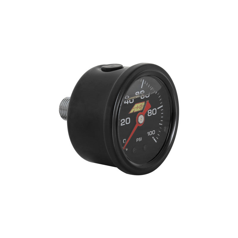 AEM 30-2135-100 - AEM30-2135-100 - AEM 0-100 PSI Liquid Filled Mechanical Pressure Gauge - 1/8 NPT - Shipped in Europe - Tuningsupply.com