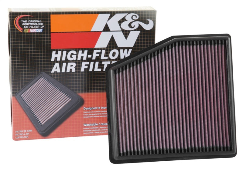 K&N Engineering 33-5061 - KNN33-5061 - K&N 17-18 Chrysler Pacifica V6 3.6L F/I Replacement Drop In Air Filter - Shipped in Europe - Tuningsupply.com