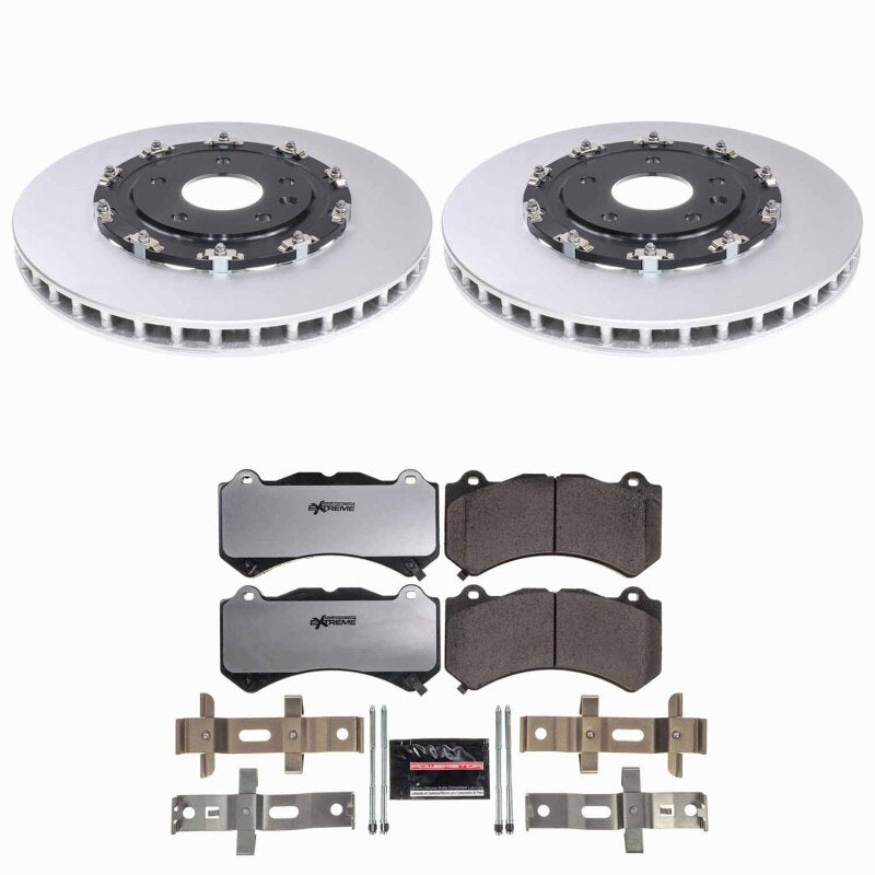 PowerStop CPK6788-26 - PSBCPK6788-26 - Power Stop 15-19 Chevrolet Corvette Front Z26 Coated Truck & Tow Brake Kit - Shipped in Europe - Tuningsupply.com