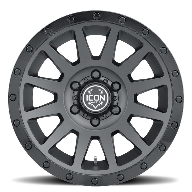 ICON 2017859057DB - ICO2017859057DB - ICON Compression 17x8.5 6x5.5 25mm Offset 5.75in BS 95.1mm Bore Double Black Wheel - Shipped in Europe - Tuningsupply.com
