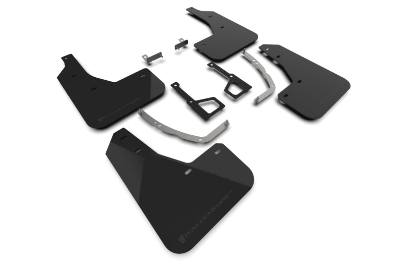 Rally Armor MF127-UR-BLK-MBK - RALMF127-UR-BLK-MBK - Rally Armor 2025 Hyundai Ioniq 5 XRT Black Mud Flap Black Logo - Shipped in Europe - Tuningsupply.com