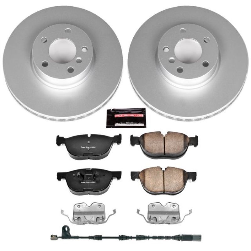 PowerStop CRK6064 - PSBCRK6064 - Power Stop 11-18 BMW X5 Front Z23 Evolution Sport Coated Brake Kit - Shipped in Europe - Tuningsupply.com