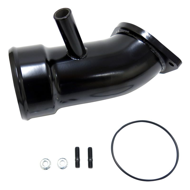 Wehrli WCF100721-GB - WCFWCF100721-GB - Wehrli 17-19 Chevrolet 6.6L L5P Duramax 3.5in Intake Horn w/PCV Port - Gloss Black - Shipped in Europe - Tuningsupply.com