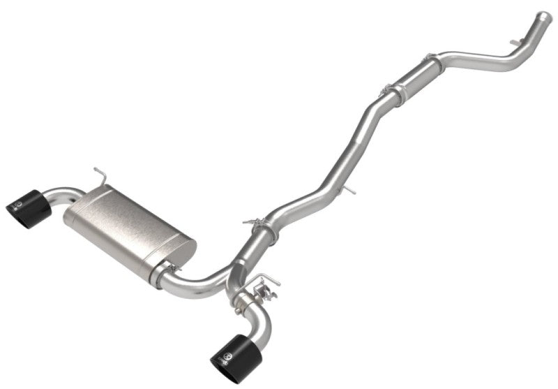 aFe 49-36050-B - AFE49-36050-B - aFe POWER Takeda 2021 Toyota Supra 2.0L (t) 2.5in-3in 304 SS CB Exhaust w/ Black Tips - Shipped in Europe - Tuningsupply.com