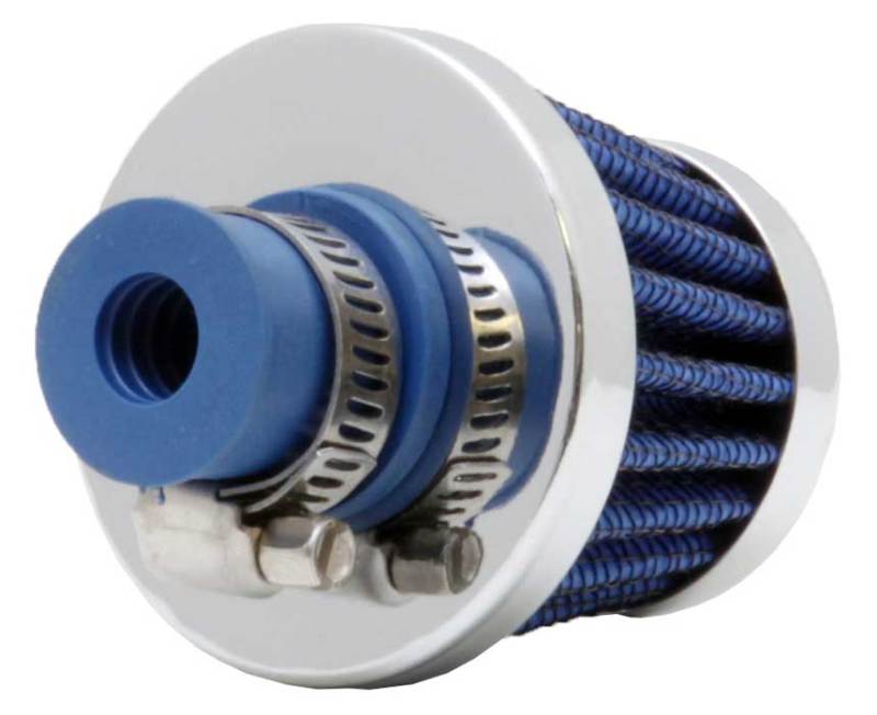 K&N Engineering 62-1600BL - KNN62-1600BL - K&N 2in Base OD x .375in Flange ID x 1.75in H Rubber Base Crankcase Vent Filter - Blue - Shipped in Europe - Tuningsupply.com