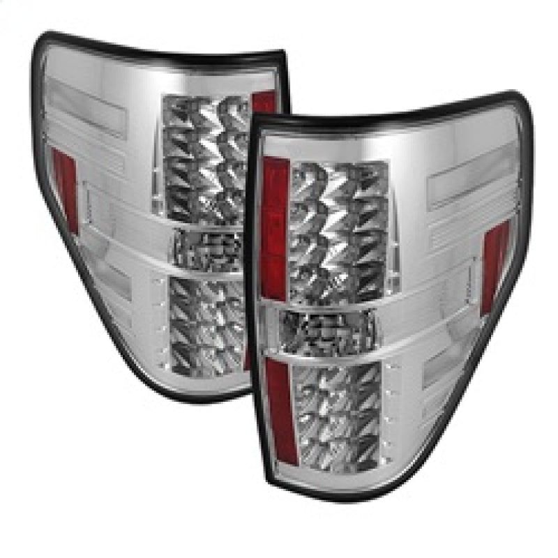 SPYDER 5008404 - SPY5008404 - Spyder Ford F150 09-14 LED Tail Lights Chrome ALT-YD-FF15009-LED-C - Shipped in Europe - Tuningsupply.com