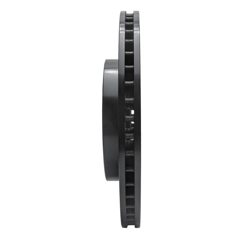 R1 Concepts 633-39017R - RNC633-39017R - R1 09-23 Dodge Challenger Front Right Drilled & Slotted Black Brake Rotor - Shipped in Europe - Tuningsupply.com